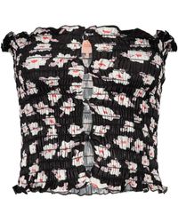 AMY CROOKES - Floral-Print Top - Lyst