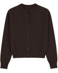 Yves Salomon - Cardigan En Cachemire À Col Rond - Lyst