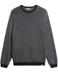 Woolrich - Striped Crew-Neck Sweater - Lyst
