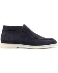 SCAROSSO - Leonarda Suede Ankle Boots - Lyst