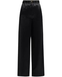 Versace - Pantalon En Soie À Coupe Ample - Lyst