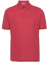 Zanone - Short-sleeve Cotton Polo Shirt - Lyst