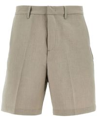 Emporio Armani - Side Pockets Bermuda Shorts - Lyst