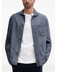 Sisley - Button-Fastening Patch-Pocket Jacket - Lyst