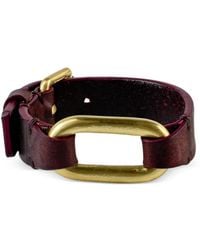 Parts Of 4 - Sterling Link Gauntlet Square-Detail Bracelet - Lyst