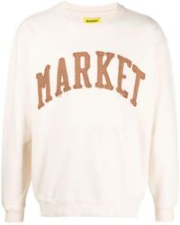 Market - Embroidered-Logo Sweatshirt - Lyst