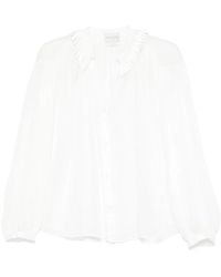 Forte Forte - Fringed-Detail Shirt - Lyst