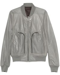 Rick Owens - Bauhaus Flight Leather Jacket - Lyst