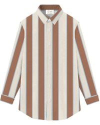 MC2 Saint Barth - Brigitte Striped Button Shirt - Lyst