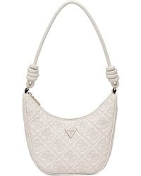 Guess - Adelasia 4G Quilted Knoted-Handle Mini Shoulder Bag - Lyst