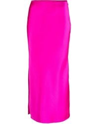 V:PM ATELIER - Satin-Style Maxi Skirt - Lyst