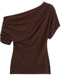 Reformation - Iris Off-Shoulder Knitted Top - Lyst