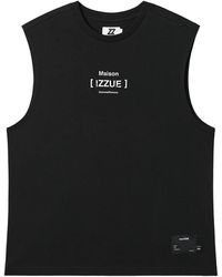 Izzue - Logo-Print Tank Top - Lyst