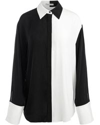 Alice + Olivia - Finely Colour-block Shirt - Lyst