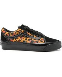 Vans - Premium Old Skool Leopard-Print Sneakers - Lyst