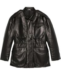 Nensi Dojaka - Leather Puffer Jacket - Lyst
