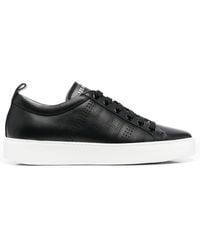 Les Hommes - Perforated-logo Detail Sneakers - Lyst