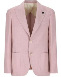 Lardini - Patch-Pocket Blazer - Lyst