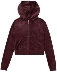 Juicy Couture - Hoodie Heritage En Velours - Lyst