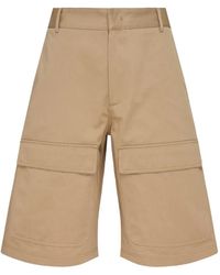 MSGM - Bermuda À Poches Cargo - Lyst