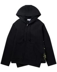 Comme des Garçons - Paint-Splatter Asymmetric Hoodie - Lyst