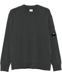 C.P. Company - Jersey con cuello redondo y detalle de lentes - Lyst