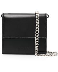 MM6 by Maison Martin Margiela - Detachable Chain Leather Wallet - Lyst