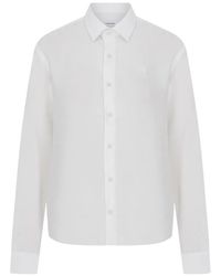 MEGUSTA - Logo-Embroidered Long-Sleeve Shirt - Lyst