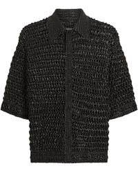 Dolce & Gabbana - Open-Knit Shirt - Lyst