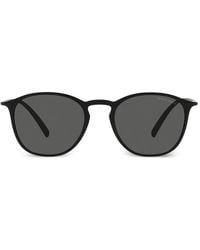 Giorgio Armani - Round-Frame Sunglasses - Lyst