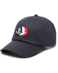 Moncler - Logo-Patch Cotton Baseball Cap - Lyst