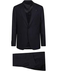 Lardini - Single-Button Wool Suit - Lyst
