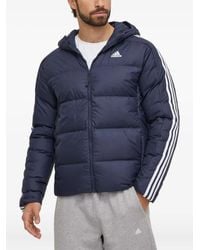adidas - Three-Stripe Padded Jacket - Lyst