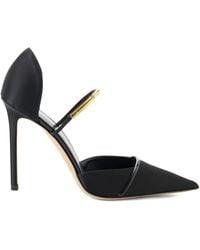 Elisabetta Franchi - 105Mm D'Orsay Heeled Pumps - Lyst