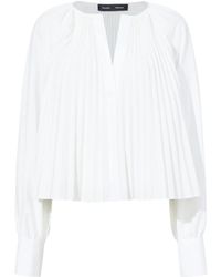 Proenza Schouler - Monica Pleated Blouse - Lyst