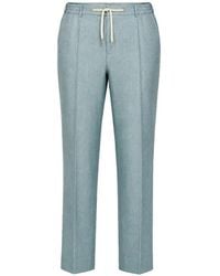 Eleventy - Drawstring-Waist Tailored Trousers - Lyst