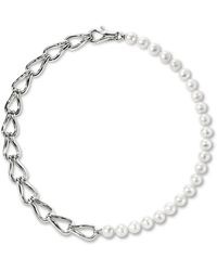 John Hardy - Collana Con Perle E Catena - Lyst