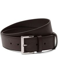 Prada - Triangle-logo Saffiano Leather Belt - Lyst