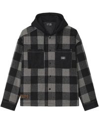Izzue - Check Hooded Jacket - Lyst