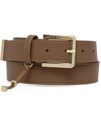 ARMANI EXCHANGE - Logo-Engraved Buckle Belt - Lyst