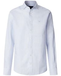 Hackett - Bengal-Stripe Linen-Blend Shirt - Lyst