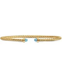 David Yurman - Micro Cablespira Flex Bracelet - Lyst