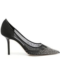 Jimmy Choo - Pumps Love 85Mm Con Cristalli - Lyst