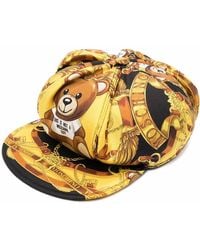 Moschino - Teddy Bear-Print Silk Hat - Lyst