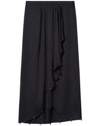 Isabel Marant - Vanille Draped Midi Skirt - Lyst