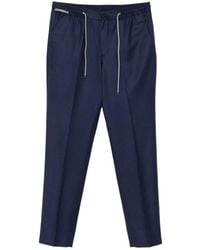 Corneliani - Pantalon À Taille À Lien De Resserrage - Lyst