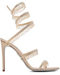 Rene Caovilla - Chandelier Crystal Sandals - Lyst