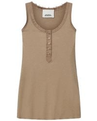 Isabel Marant - Helma Ribbed-Knit Tank Top - Lyst