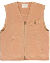 Aimé Leon Dore - Zip-Up Denim Vest - Lyst
