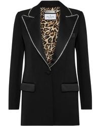 Philipp Plein - Crystal-Embellished Blazer - Lyst